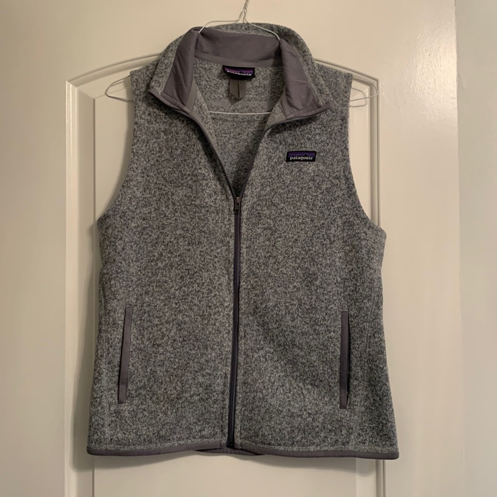 Heather grey women’s Patagonia vest, size M